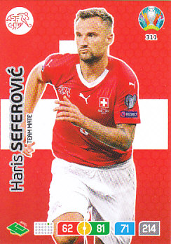 Haris Seferovic Switzerland Panini UEFA EURO 2020#311